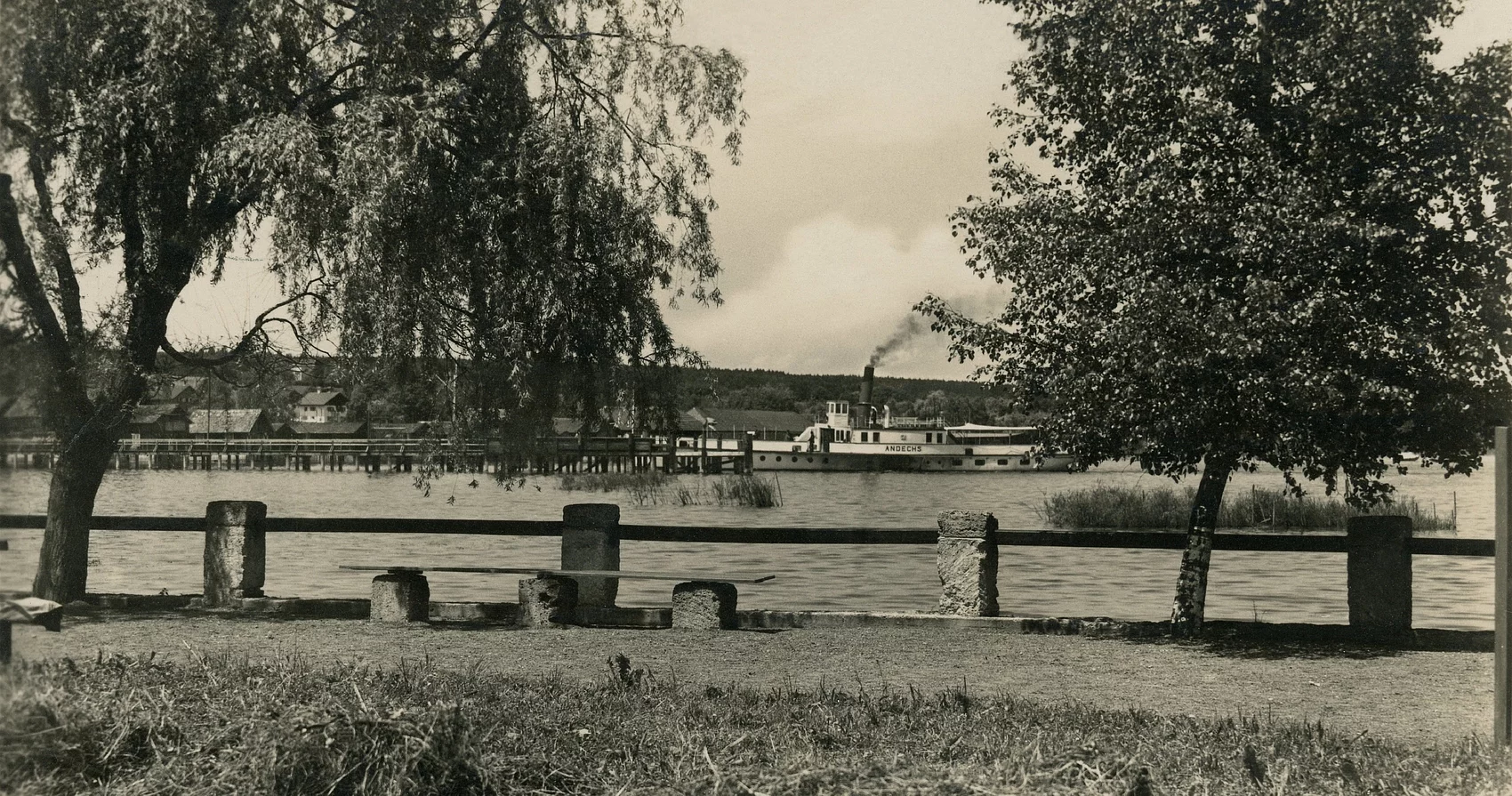 Strandpartie Ansichtskarte um 1929