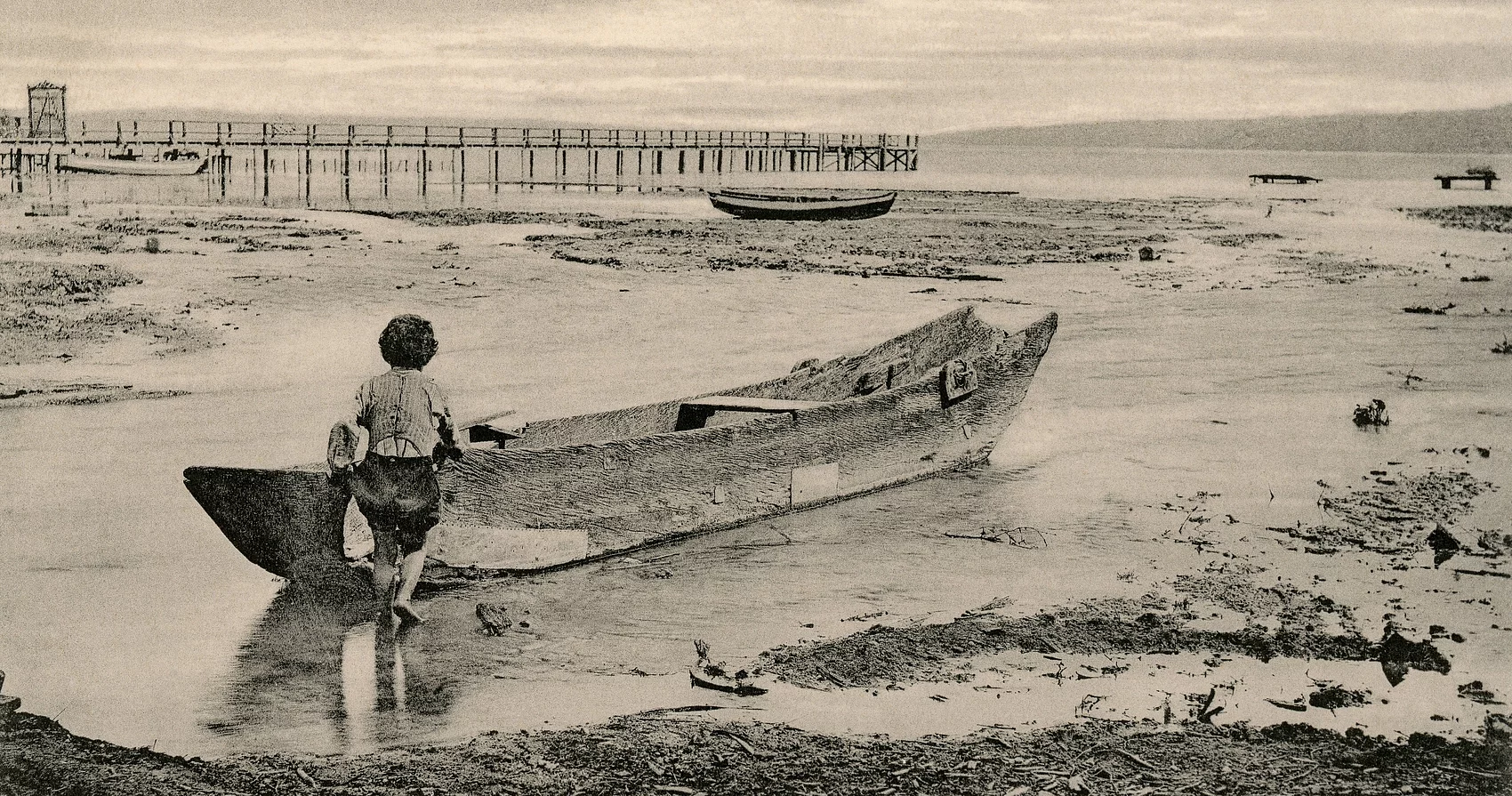 Seeanlagen Ansichtskarte um 1900